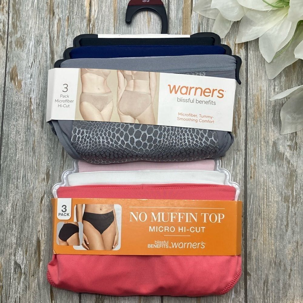 Micro Hi-Cut Panties Underwear Briefs 2, 3-packs Size S5